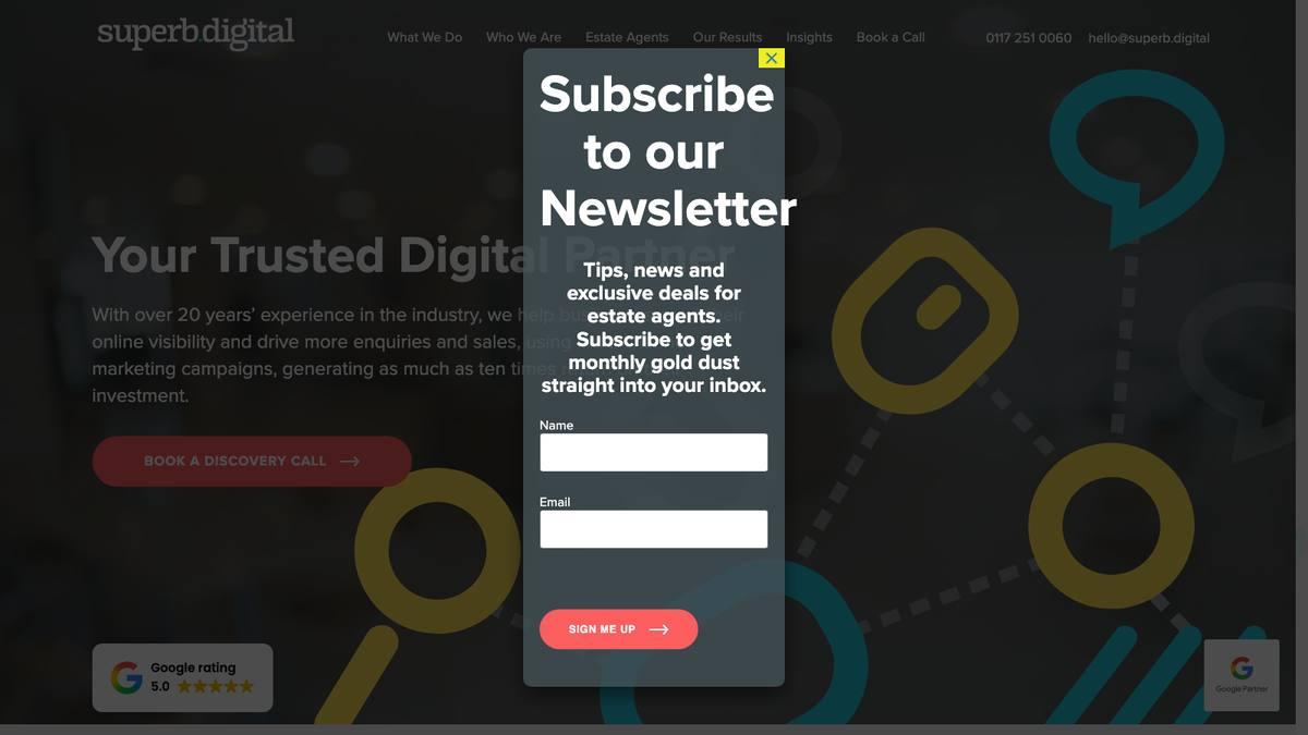 Superb Digital website